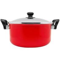 Dutch Oven Maslon Ebonit Handle Tutup Kaca24cm