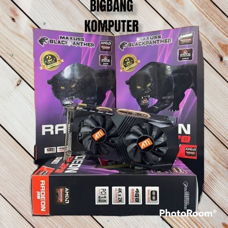 Vga Gaming Radeon R9 370 4GB 256Bit DDR5 Render Design Mantap