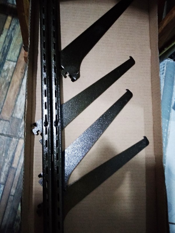 Kenmaster Rak Dinding 2 Susun Besi Selving Bracket. Suj