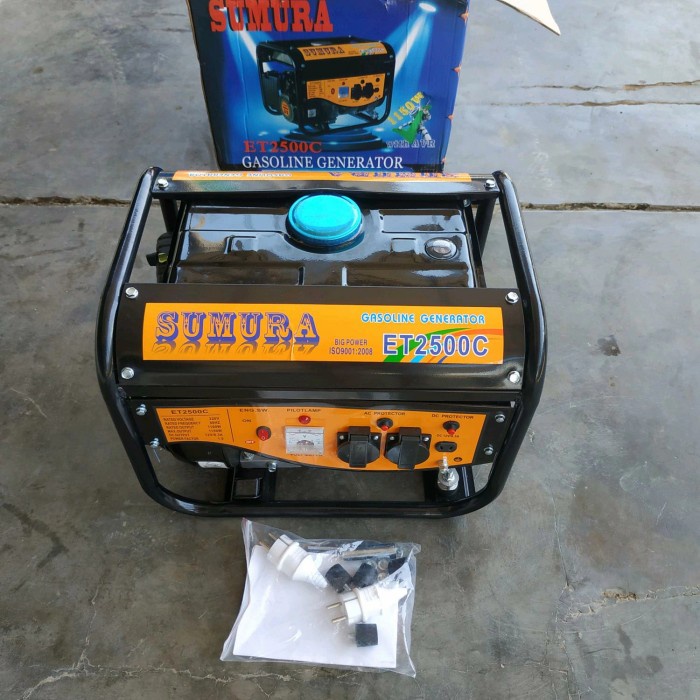 Genset-Gasoline-Generator-1100-Watt-Sumura-ET2500C