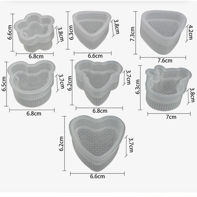 Cetakan Sushi / Onigiri / Nasi / Bento Bentuk Hewan Gaya Jepang Diy Untuk Dapur