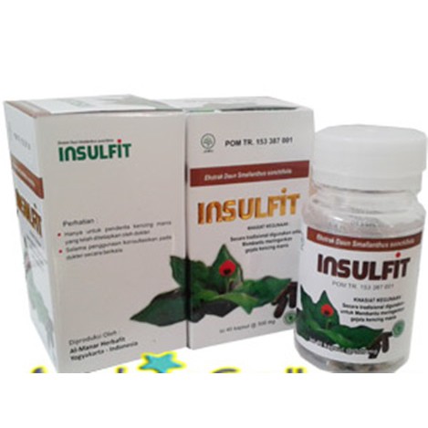Kapsul Daun insulin Insulfit | Insulvit Daun Insulin Obat Diabetes