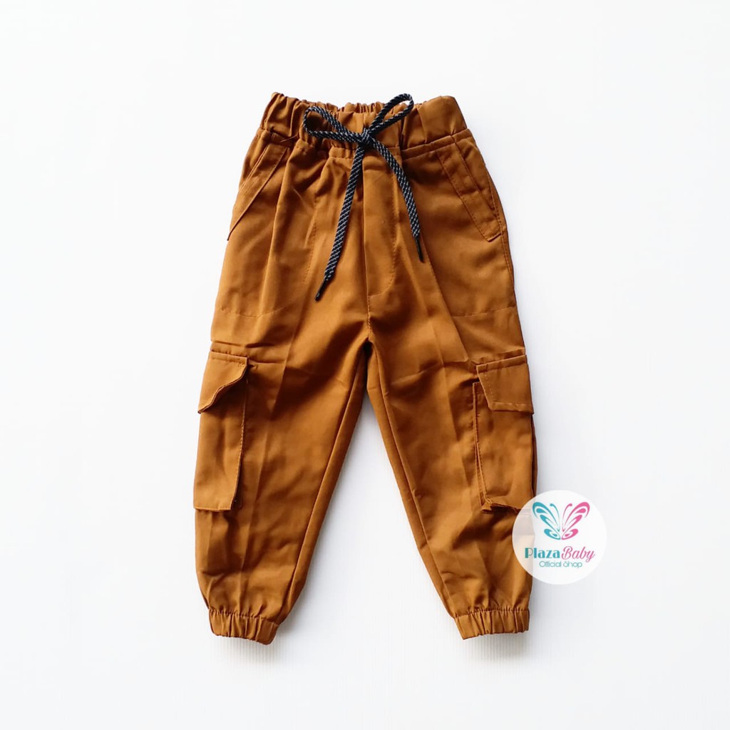 Plazababyku CELANA B JOGER PANJANG KEMPOL TALI celana pants anak laki premium