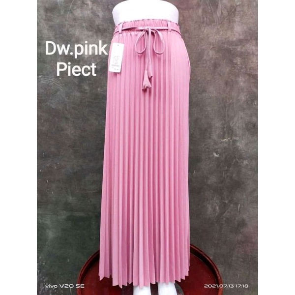 rok plisket premium import kosibo creep-Pink dw