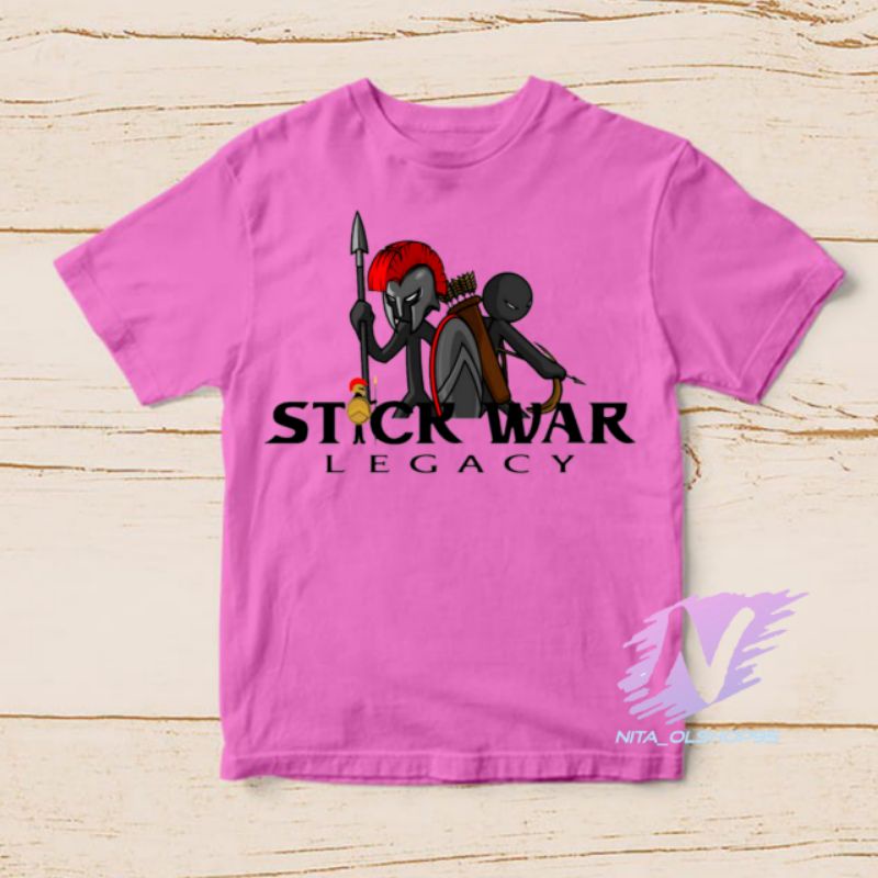 stickwar legacy kaos anak stickman baju kartun anak