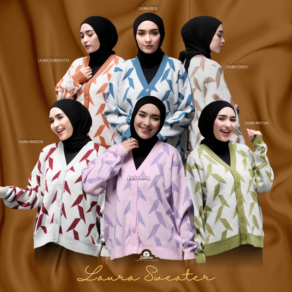 Laura Sweater By Zaneva l Sweater Rajut