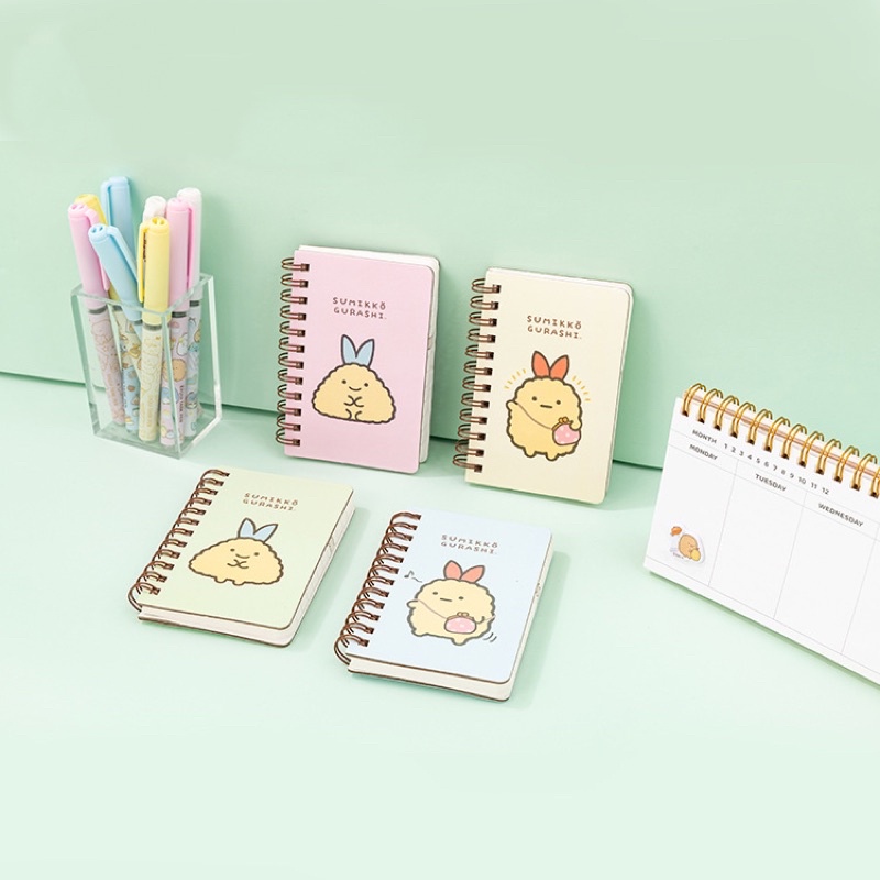 KENSHO Notebook Mini Spiral A7 Sumikko Gurashi Lucu