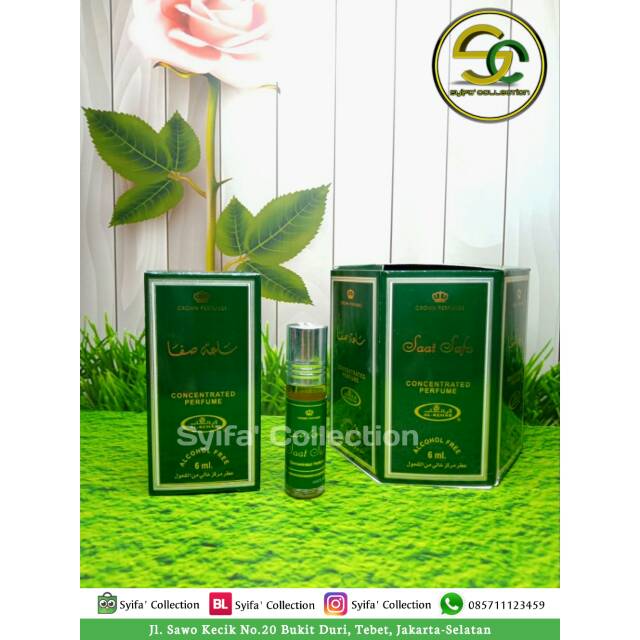 Parfum Or Minyak Wangi Al Rehab 6ml Aroma Saat Safa