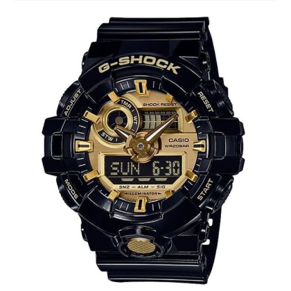 Jam Tangan Pria Casio GShock GA 710GB 1A GA 710GB 1A Original Resmi