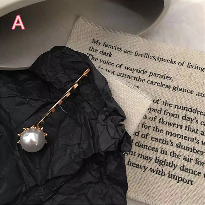 CLEARANCE SALE - JJ0108 - Hair Clip Korea Jepit Korea Jepit Rambut Kpop Wanita Mutiara
