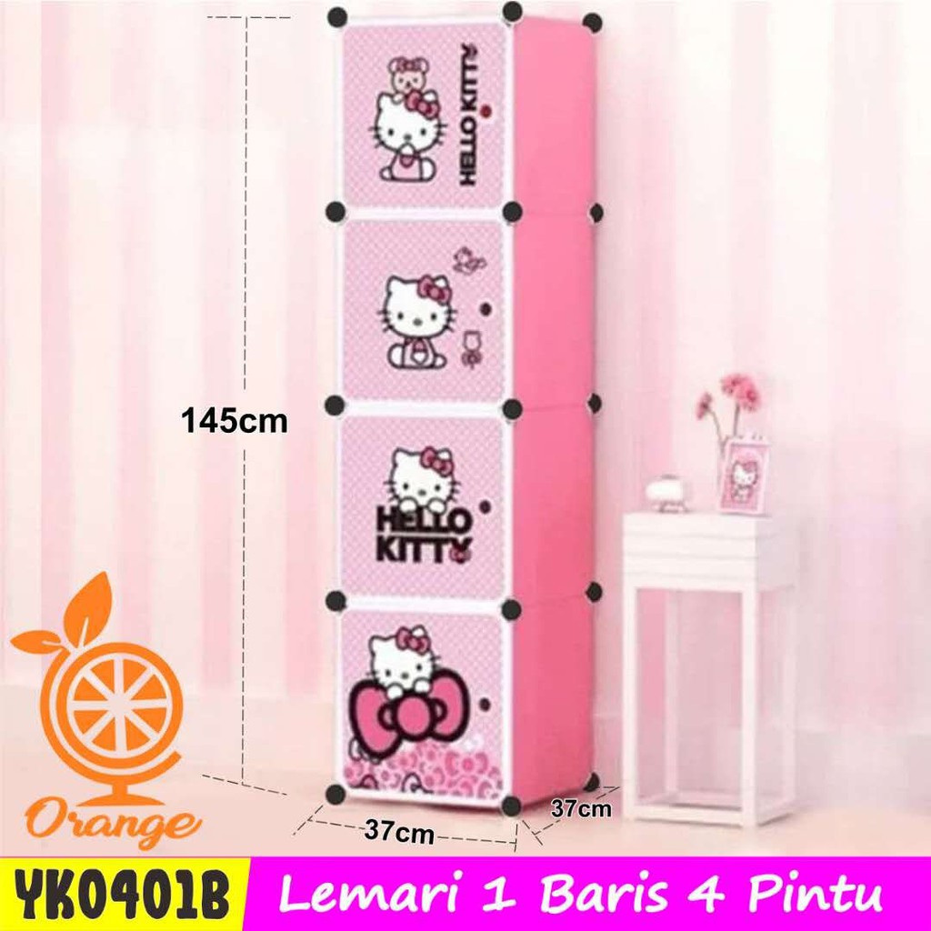 PROMO TERBARU_Lemari Pakaian Plastik Y4 Rak Serbaguna Rak Baju wardrobe lemari baju plastik_K.R.88