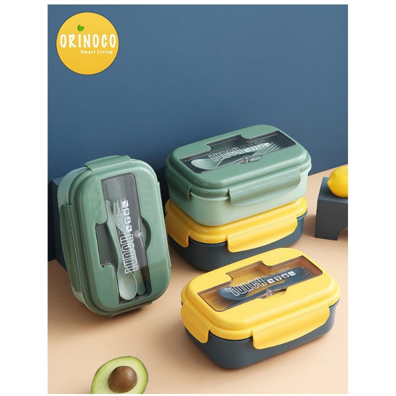 Jual Lunch Box Satu Set/Kotak Makan Set/Tempat Makan Satu Set | Shopee ...