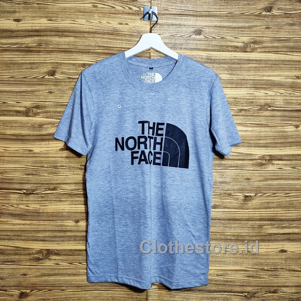 1363 KAOS TSHIRT BAJU THE NORTH FACE BLACK GREY KAOS THE NORT FACE TSHIRT NORT FACE