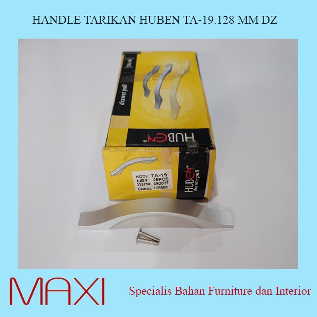 Huben Grosir TA-19 128 MM Tarikan Laci Pintu Lemari Kabinet Handle Aluminium