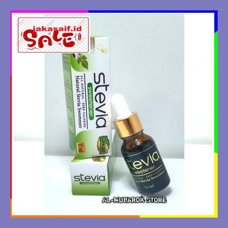 

504Sbu Gula Cair Non Calorie Stevia 15 Ml / Natural Stevia Sweetener Bud0Mb