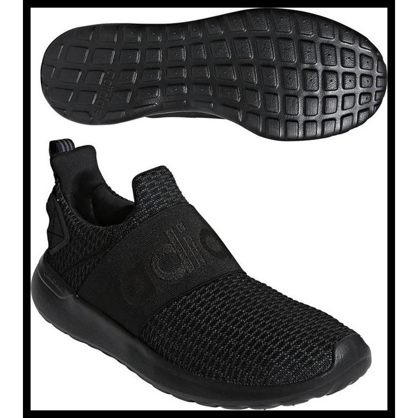 Terbaru Termurah Terlaris Adidas Sepatu Sneaker Lite Racer Adapt Cloudfoam Slip On - B44767 - Hitam,