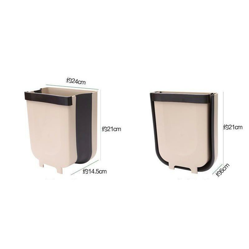 Trend-Foldable Hanging Trash Bin Tempat Sampah Gantung Tempat Sampah Lipat Tempat Sampah Dapur Mobil