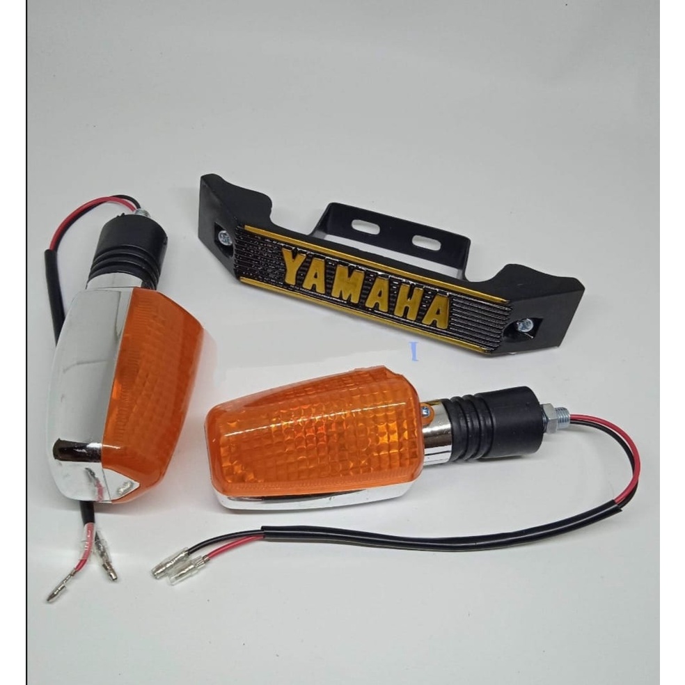 paket lampu sen+kumis yamaha rx-king series.universal rx-king