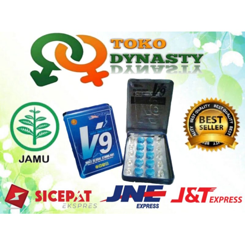 V9 Obat_Kuat Pria Tahan Lama Herbal Suplemen Asli Original COD