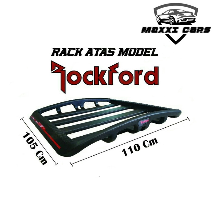 Paket Cross Bar Jepit Body + Rack Bagasi Atas Rockford Daihatsu Sigra MC-3