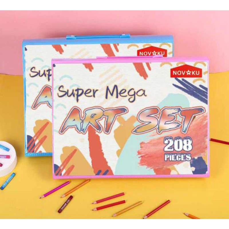 

ART SET 208pcs• Pensil Warna Set• Perlengkapan Gambar