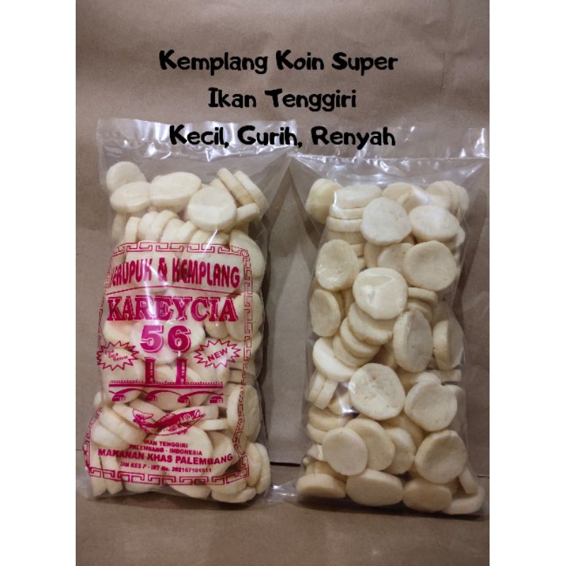 

Kemplang Mini , Kemplang Kecil , Ikan Tenggiri , Kualitas Super 250 Gram Khas Palembang