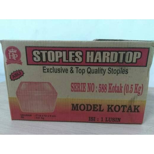 Toples Hardtop 588 Kotak (500g)