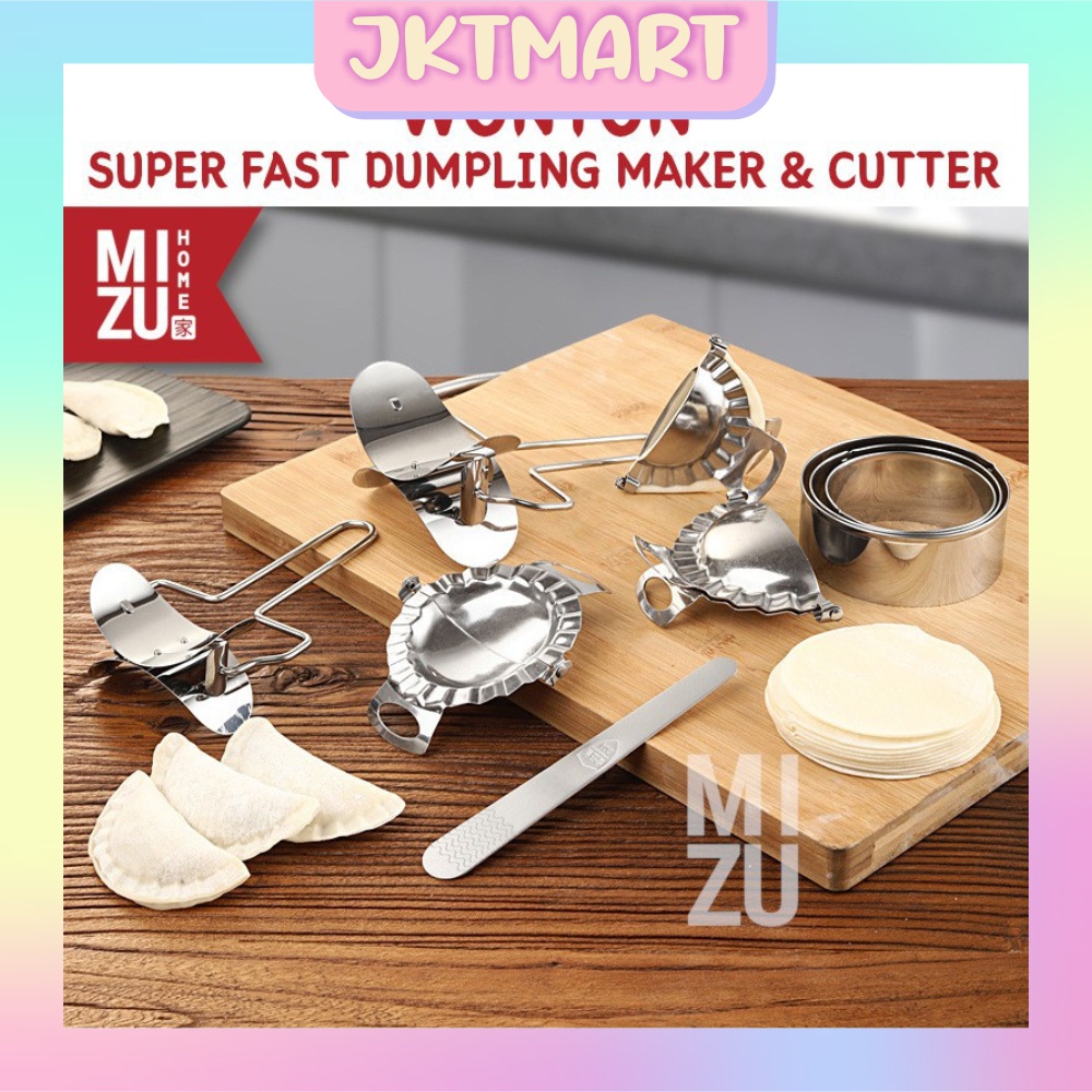 JKTMART Dumpling Cetakan Pangsit Pastel Coipan Swikiaw 7.5 cm Stainless - Besar 9.5 cm R358