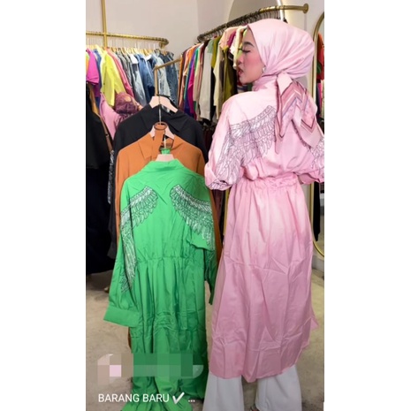 TUNIK KEMEJA SAYAP BLINK/ MUTE FASHION  IMPORT TERBARU