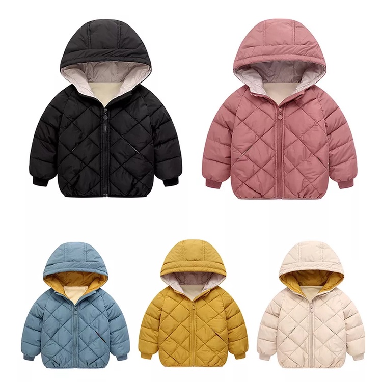 Jaket Anak Laki laki Perempuan Jaket Winter Anak Cowok Cewe Tebal Musim Dingin Unisex Jaket Hoodie