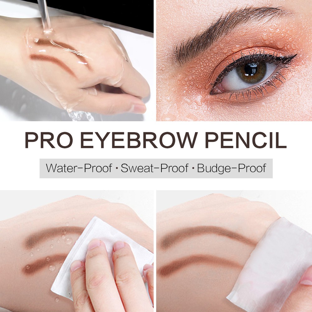 COD 100%ORI SACE LADY Eyebrow Tahan Lama &amp; Anti Air Pensil Alis Putar Otomatis Eye Cosmetics
