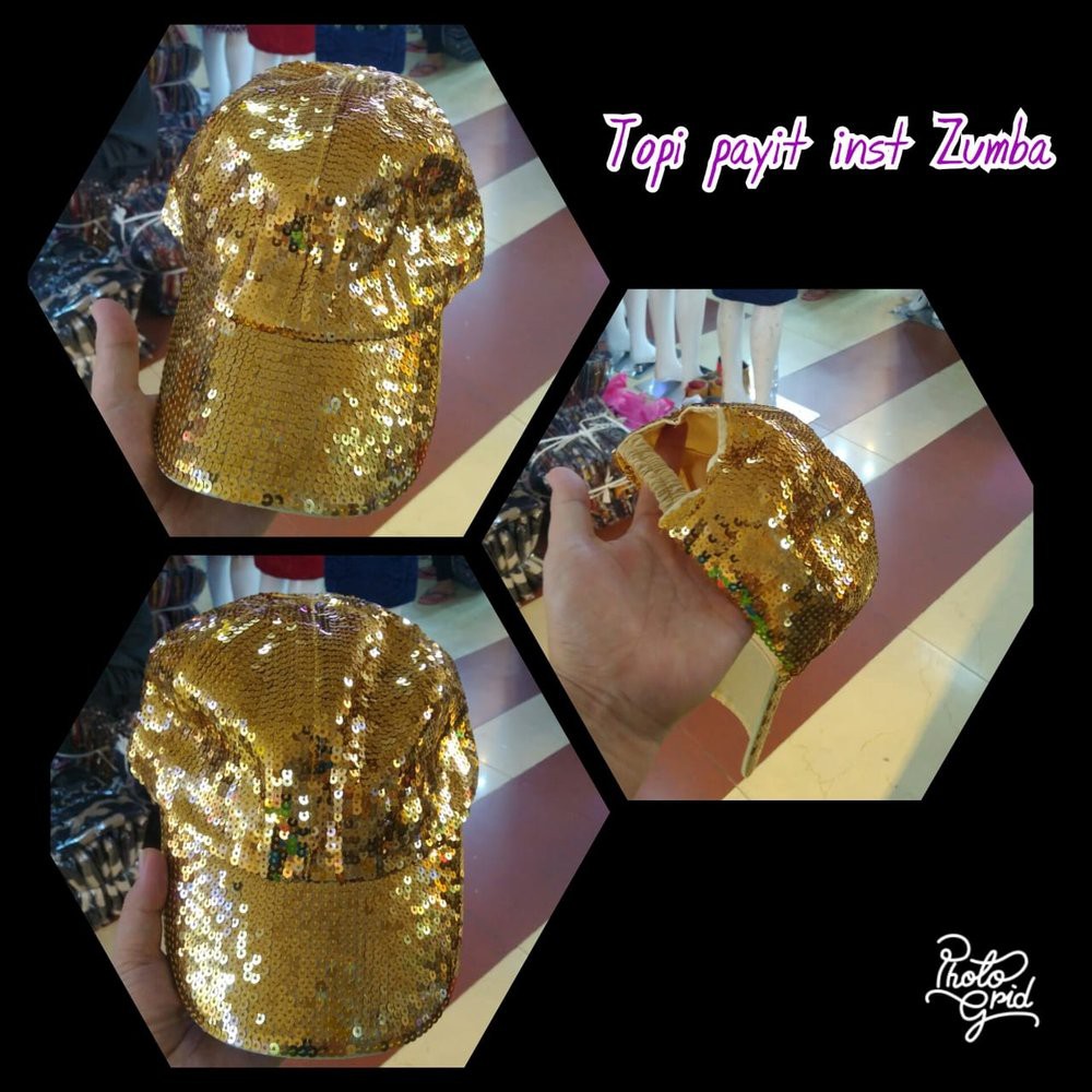 topi senam zumba