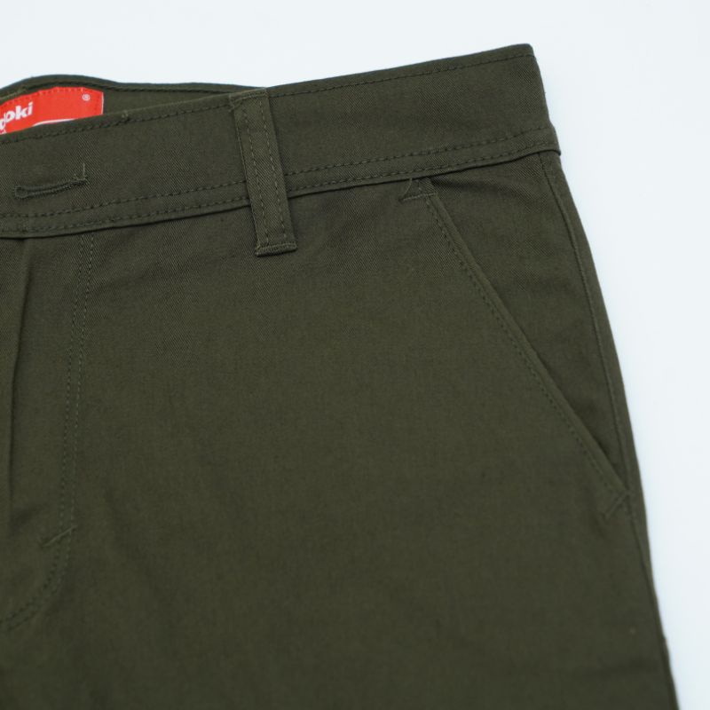 Omidoki Chino Pants Shyla Celana Panjang Pria Olive Chinos Distro