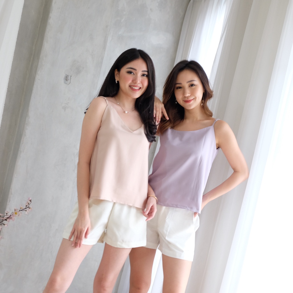 Hebe Tank Top Atasan Polos Wanita