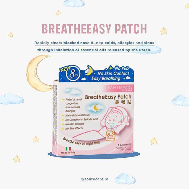SanteCare BreatheEasy Patch / breathe easy / Koyo Pelega Nafas anak