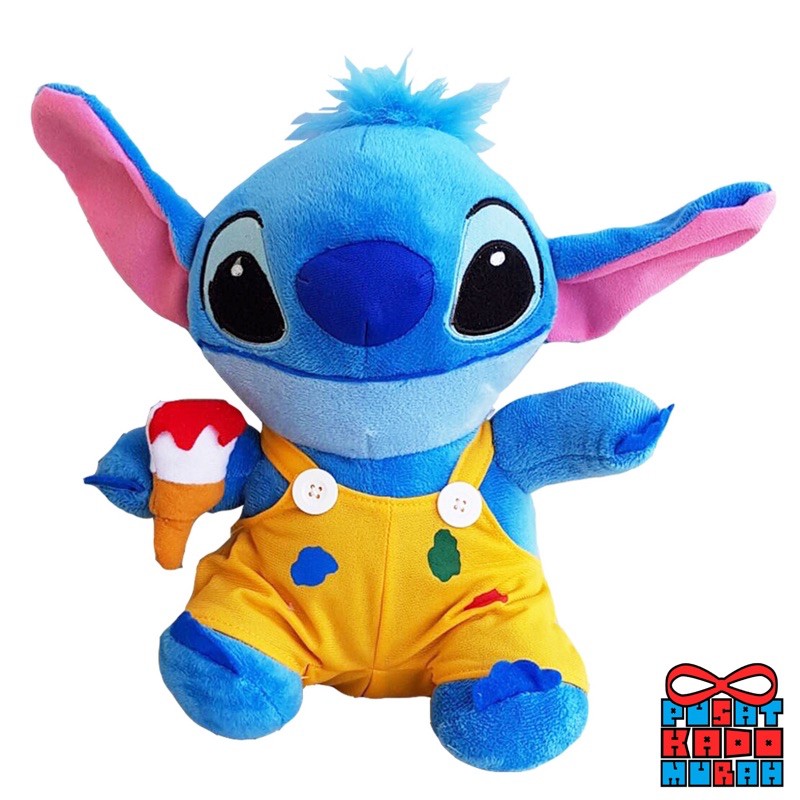 Boneka Stitch Pelukis / Painter