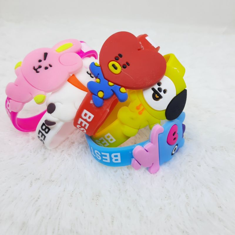 Gelang Karet Karakter K-pop