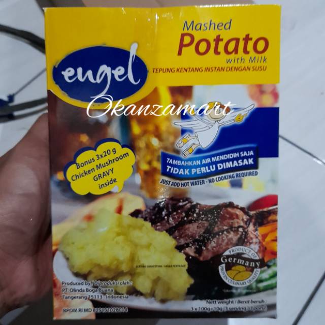 

Engel Mashed Potato With Milk 3x100gr