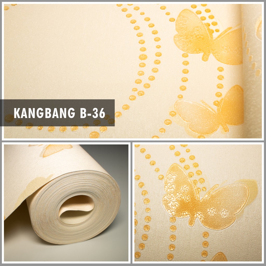 Wallpaper Dinding bahan Vinyl Premium Kode B32 - B53 Parkson Wallpaper