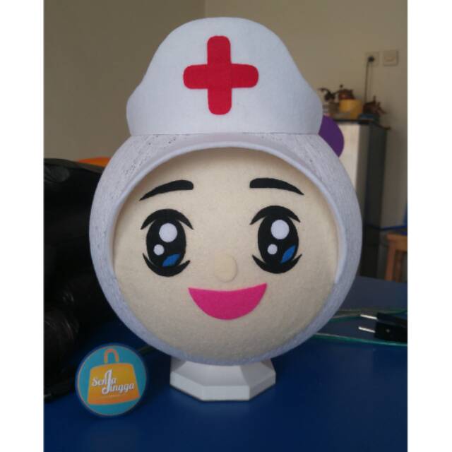 Lampion benang lampu tidur hias unik lucu kado ulang tahun ultah wisuda suster bidan perawat