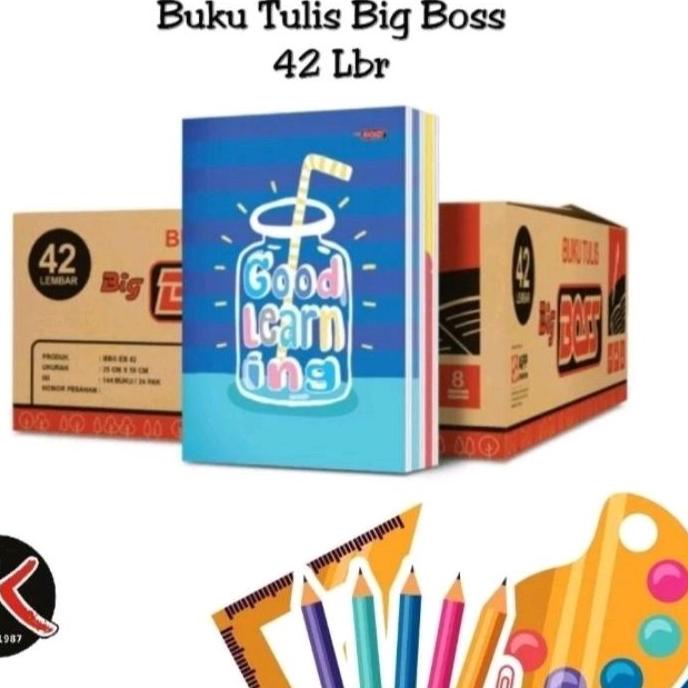 

Kekinian - Buku Tulis Big Boss 42 Lbr ✔
