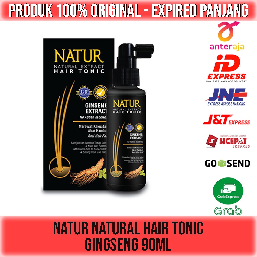 NATUR HAIR TONIC GINGSENG 90ml