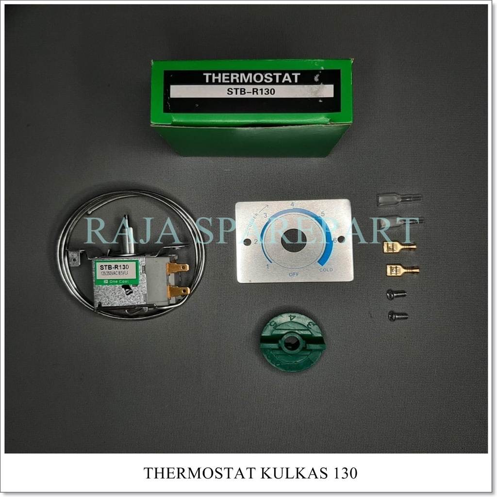 T130 THERMOSTAT KULKAS/THERMOSTAT 130 (-2,5°C ~ -24°C) (TOMBOL)