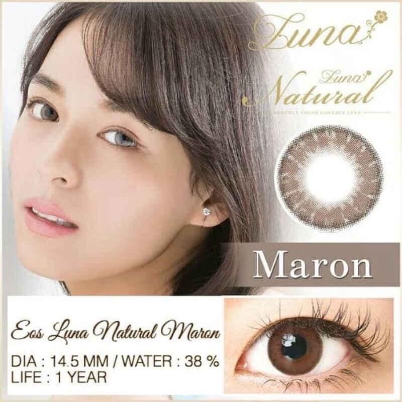 (BISA COD) SOFTLENS GEL LUNA NATURAL / TOP GEL LUNA NATURAL FREE LENSCASE