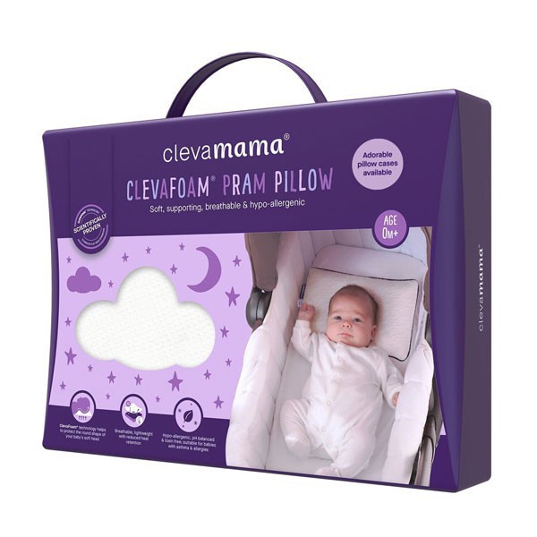 CLEVAMAMA Pram Pillow 123874