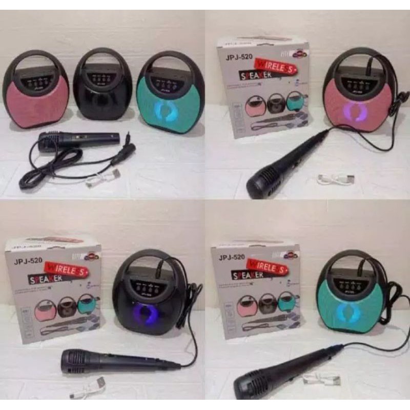 SPEKER BLUETOOTH + MIC KARAOKE JPJ 520