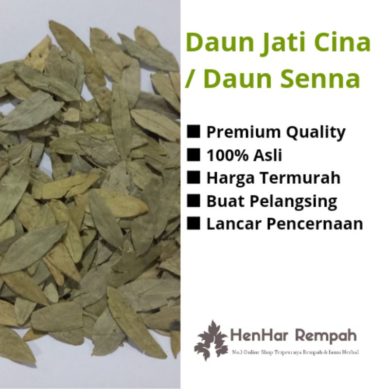 [50 Gram] Teh Daun Jati Cina / Daun Senna untuk pelangsing