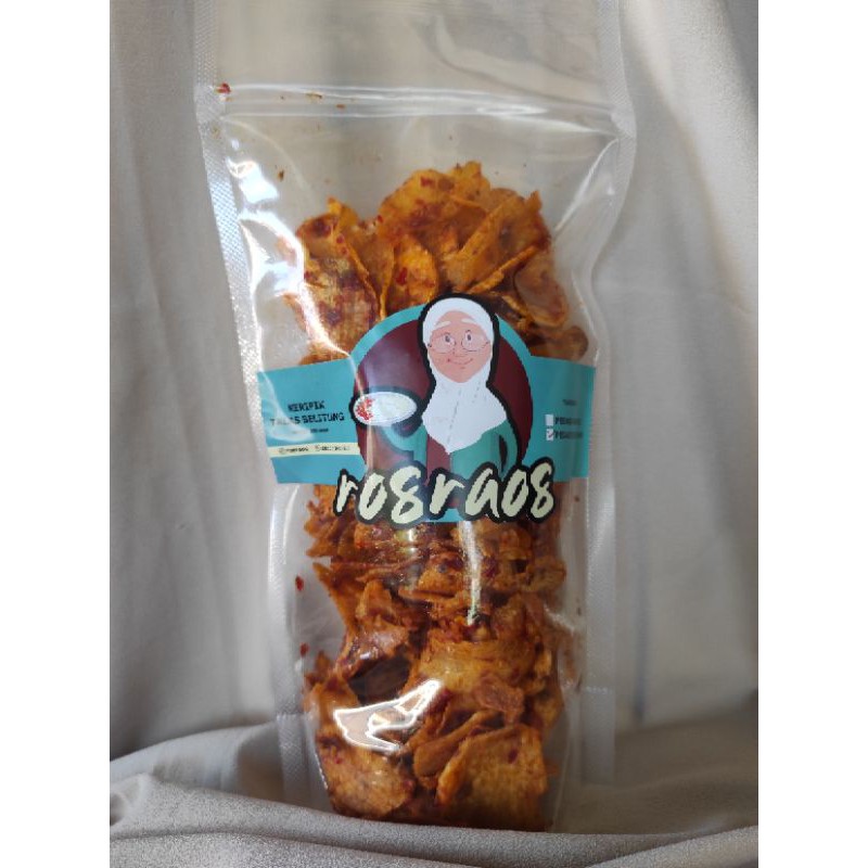 

KERIPIK TALAS BELITUNG/BALITUNG/KIMPUL PEDAS MANIS