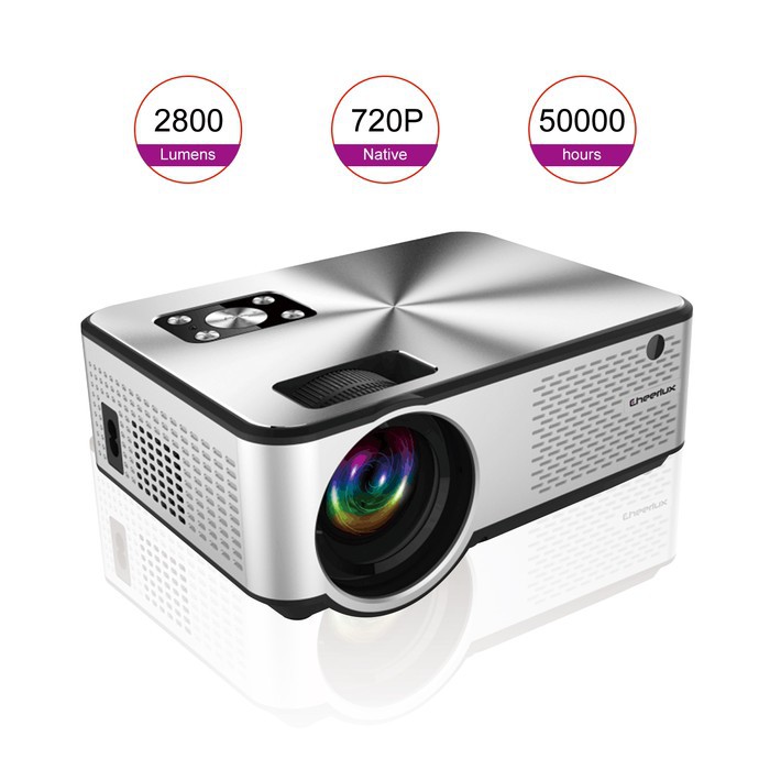 Cheerlux C9 Mini LED Projector Proyektor TV Tuner + WIFI