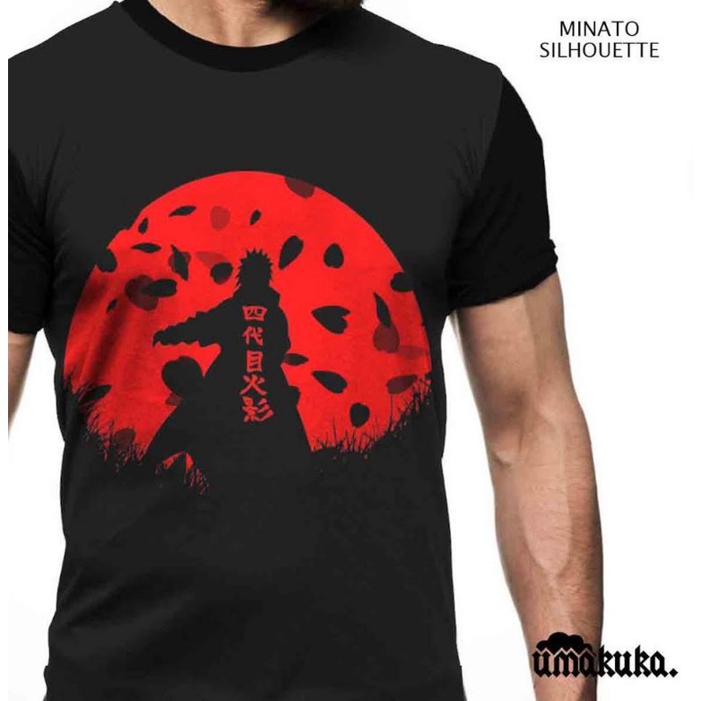 Kaos/tshirt 3D baju 3d umakuka Minato silhouette terbaik terpercaya teroriginal termurah